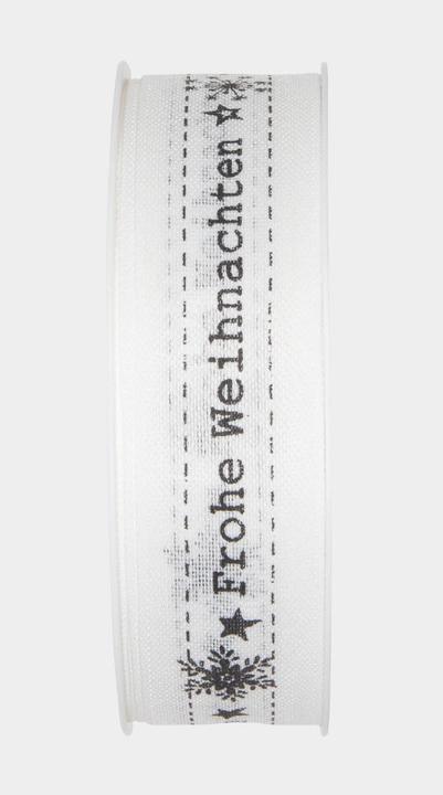 Actual product image Halbach Print Ribbon Merry Christmas, Gift Ribbon (Gift ribbon)