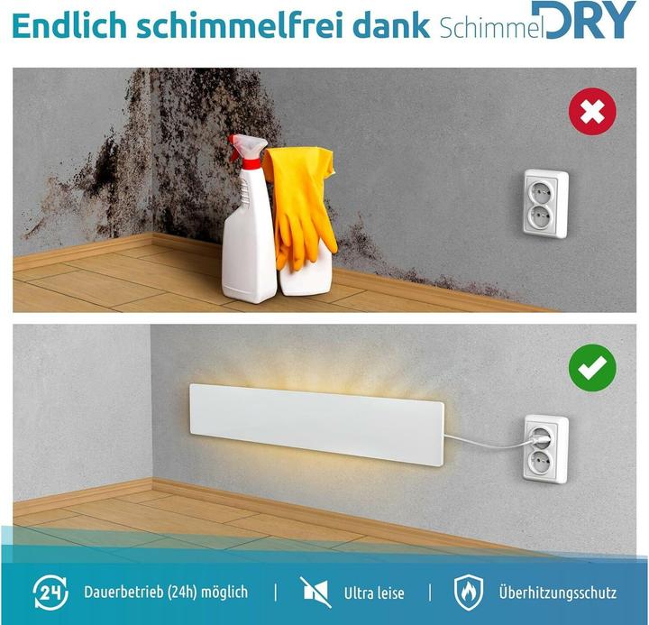 Image du produit Technaxx Heizkörper Schimmel Dry Set M1+M2 (55 W)