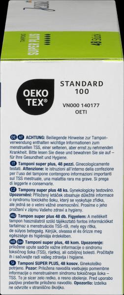 Actual product image dm Jessa Tampons Super Plus (48 x)