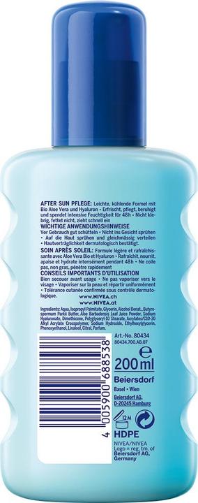 Image du produit NIVEA Spray après-soleil (Spray, 200 ml)