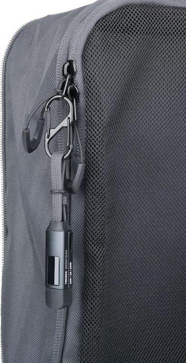 Actual product image Troika SPEEDY TO GO Taschenanhänger mit Ladekabel, titanfarben