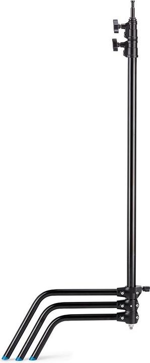Actual product image Manfrotto C-Stand 33, steel black with leveling leg (325 cm, 10 kg)