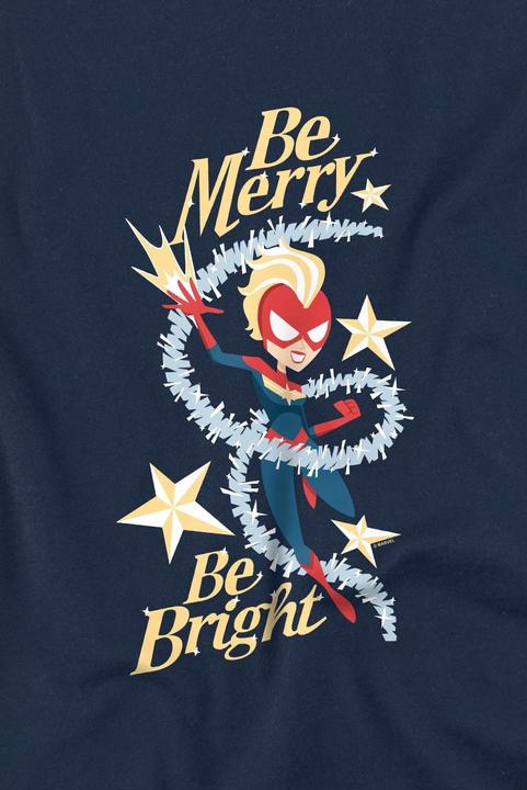 Immagine prodotto Captain Marvel Be Merry Be Bright Maglietta Bambini (140)