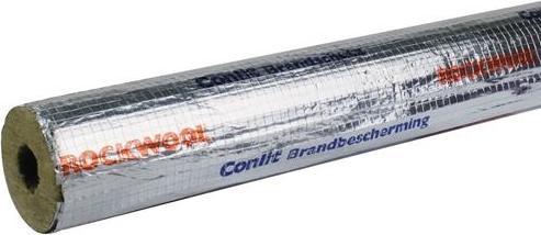 Produktbild Rockwool Conlit-Rohrwanne 15x23 mm mit Alu-Folie, Länge 1 m zum Ausbilden von Conlit-Brandschutzmans