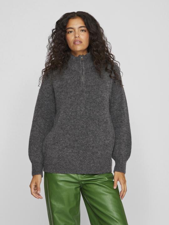 Actual product image Vila Zip-up turtleneck knitted jumper (M)