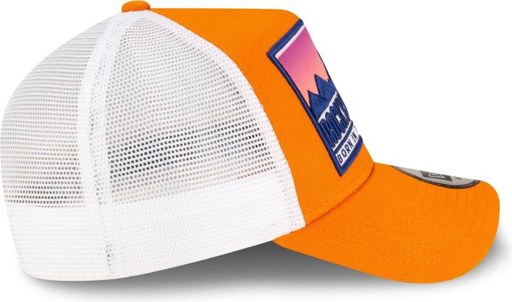 Actual product image New Era 9Forty A-Frame Trucker Cap - Rocky Mountains Orange (One size)