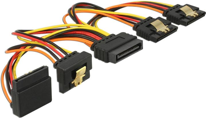 Delock SATA Stromadapter 4x SATA, gewinkelt