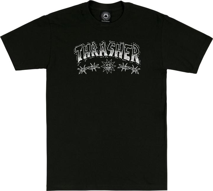 Thrasher Barbed Wire by Mike Gigliotti T-Shirt