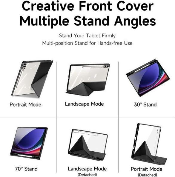 Energie-Label Dux Ducis Magi Series Bookover (Galaxy Tab S9+, Galaxy Tab S9 FE+)
