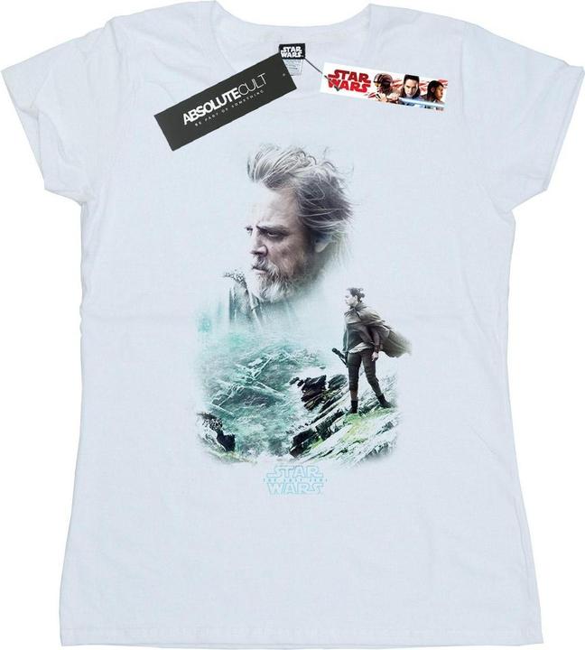 Star Wars The Last Jedi Luke And Rey TShirt (M)