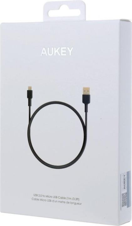 Actual product image Aukey Micro USB Gold (1 m, USB 2.0)
