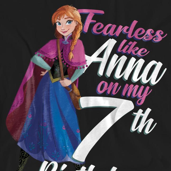 Image du produit Disney Frozen - T-shirt FEARLESS LIKE ANNA - Adulte (XXL)