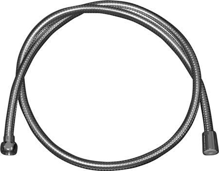 Neoperl bruseslange metal 2.00 meter 1/2" round x 1/2" konisk omløber