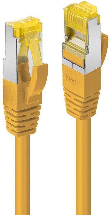 Image du produit Lindy 0.5m RJ45 S/FTP LSZH Câble réseau, jaune Cat.6A mâle,Cat.7 câble brut (S/FTP, CAT7, 0.50 m)