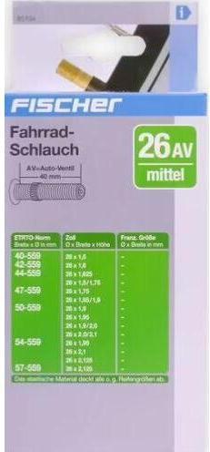 Produktbild Fischer Fahrrad-Schlauch (Schrader (AV), 26", 35 mm)