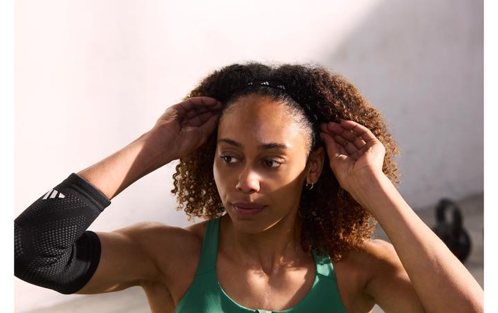 Produktbild adidas Hairbands Lucid Lemon, Schwarz, Silber