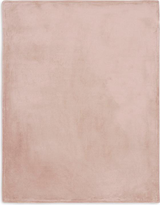 Image du produit Jollein - Deken Ledikant 100x150cm Basic Knit - Dekentje Baby - Wild Rose/Fleece (100 x 150 cm)