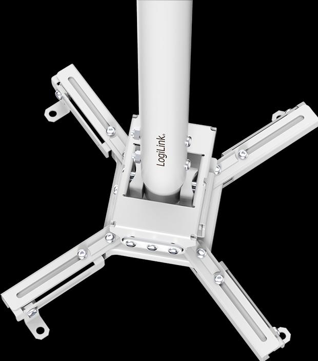 Actual product image LogiLink beamer bracket arm length 595-895 mm white (Ceiling)