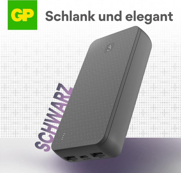 Actual product image GP Batteries GP PowerBank B+ Series 20000 mAh black (20000 mAh, 15 W)