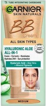 Actual product image Garnier GARNIER Hyaluronic Aloe All-In-1 BB Cream nawilżający krem BB do każdego typu skóry Śniady 50ml