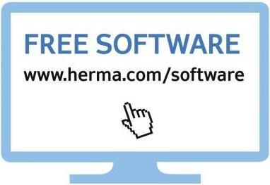 Produktbild HERMA Inkjet Ordneretiketten A4