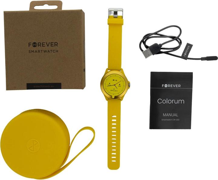 Image du produit Forever Smartwatch Colorum CW-300 xYellow