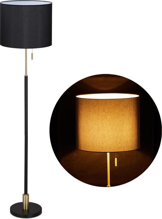 Actual product image Relaxdays standard lamp (E27)