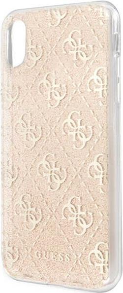 Produktbild Guess GUHCPXPCU4GLGO iPhone X/Xs złoty/gold hard case 4G Glitter (Apple iPhone X)