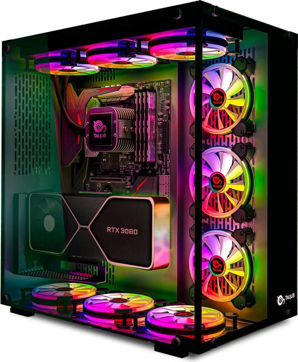 Actual product image Talius Cronos ATX Gaming Box, Black (mATX, ATX)