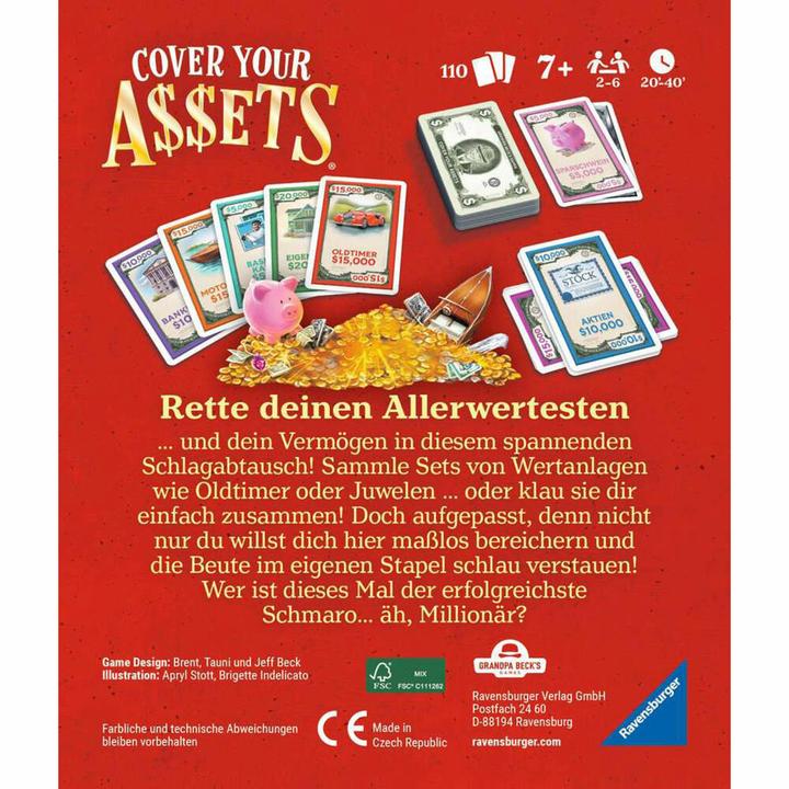 Produktbild Ravensburger Cover your Assets (Deutsch)