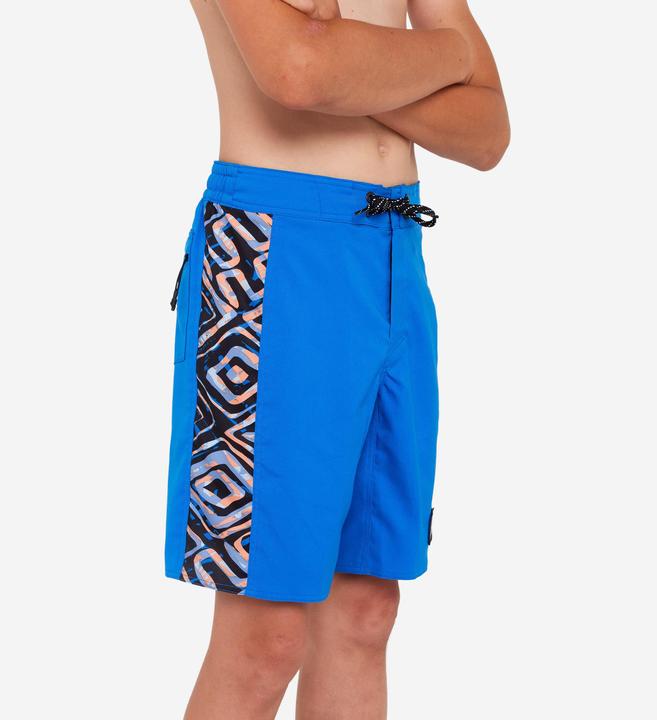 Actual product image Olaian Boardshorts Surfen Jungen 900 Band blau (140)