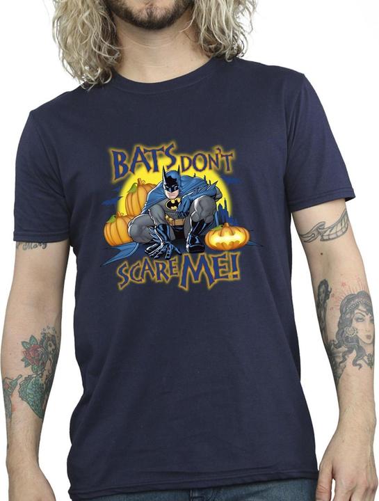 Immagine prodotto Maglietta Batman Bats Don't Scare Me Uomo (XXL)