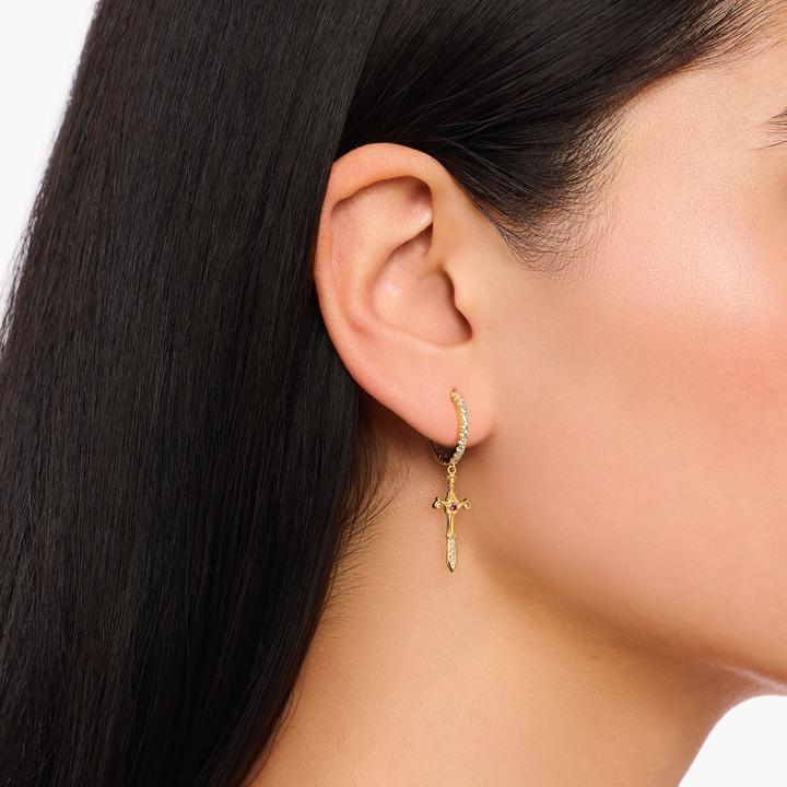 Image du produit Thomas Sabo Créoles avec pendentif Tempting Romance (Argent 925, Or jaune)