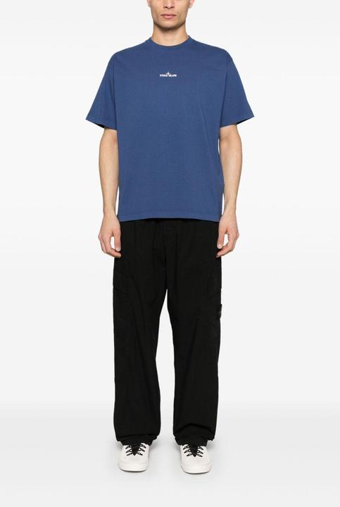 Actual product image Stone Island T-shirts And Polos Blue (M)