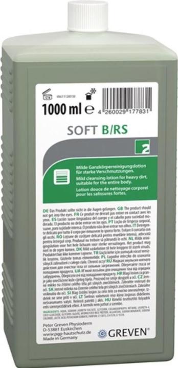 Produktbild PGP Hautreinigungslotion GREVEN® SOFT B/RS 1 1 l Flasche (Körperlotion, 1000 ml)