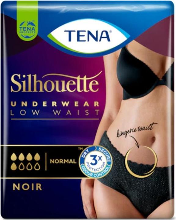 Produktbild Tena Silhouette Normal M schwarz (10 x, Normal)