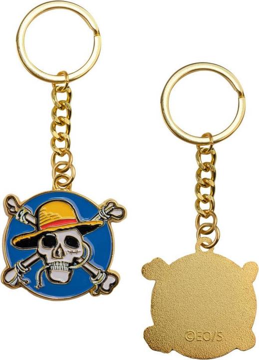 Actual product image Cinereplicas One Piece Luffy keyring pendant