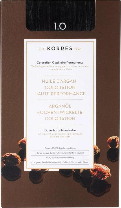 Produktbild Korres Argan Oil Hair Color (10 Black)