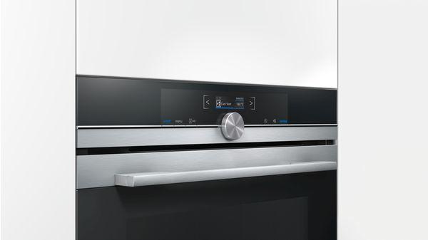 Produktbild Siemens iQ700 HB672GBS1S, Medium, Elektrischer Ofen, 71 l, 3600 W, 71 l, 30 - 300 °C