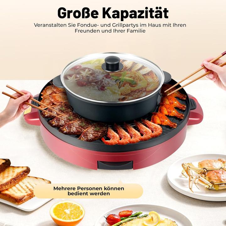 Produktbild Charocean Elektrischer Hot Pot & Grill 2-in-1