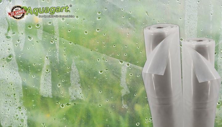 Produktbild Aquagart 20m Gartenfolie Gewächshausfolie UV 5 Frühbeetfolie Treibhausfolie 6m breit