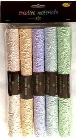 MFP Paper Karton 200g, handgemacht, geprägt, 25x35cm, 5 Blatt (200 g/m², 5 x)