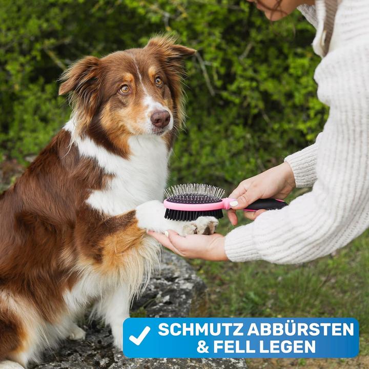 Produktbild Blue Pet Doppelseitige Hundebürste (Hund)