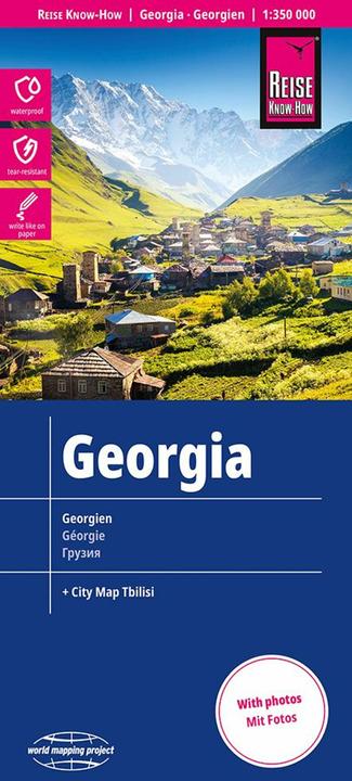 Produktbild Landkarte Georgien / Georgia (1:350.000)