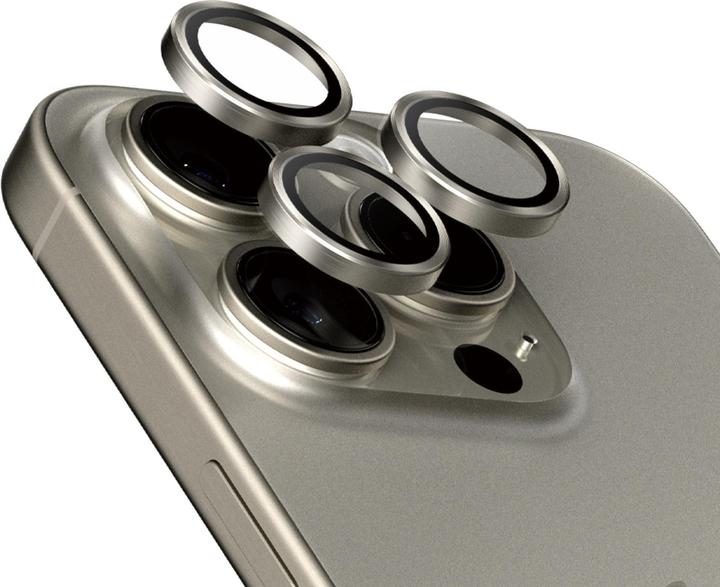 Produktbild PanzerGlass Hoops Camera Lens Protector (1 Stück, Apple iPhone 15 Pro Max, Apple iPhone 15 Pro)