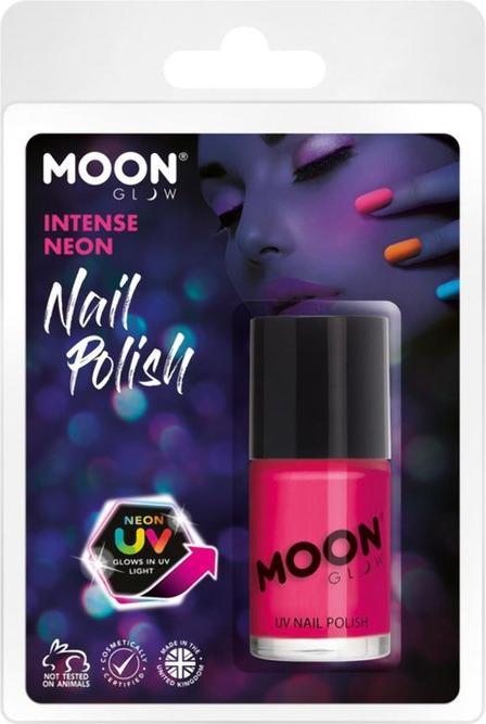Produktbild Smiffys Moon Glow - UV Nail Polish - Neon pink