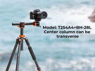 Image du produit K&F Concept T254A4+BH-28L Trépied en alliage d'aluminium et de magnésium (Métal)