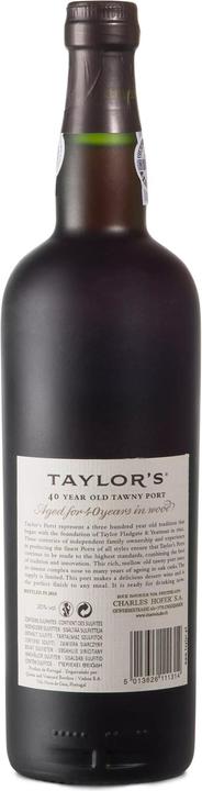 Immagine prodotto Taylor's Porto Tawny invecchiato 40 anni (1 x 75 cl, 2015)