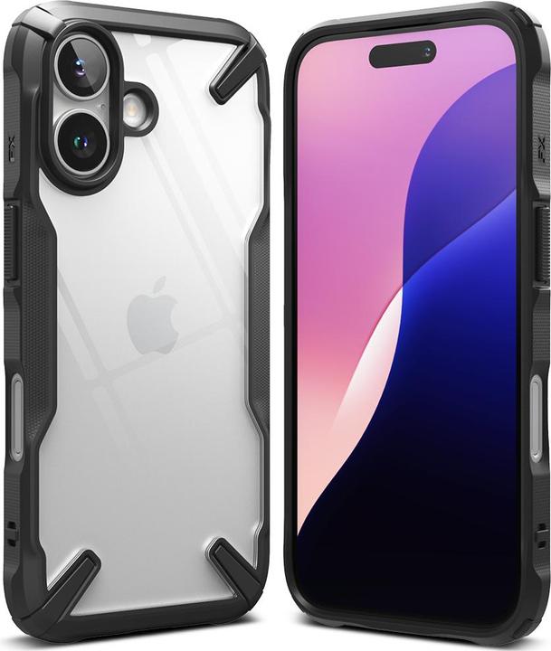 Actual product image Ringke Case for iPhone 16 FUSION X BLACK (Apple iPhone 16)