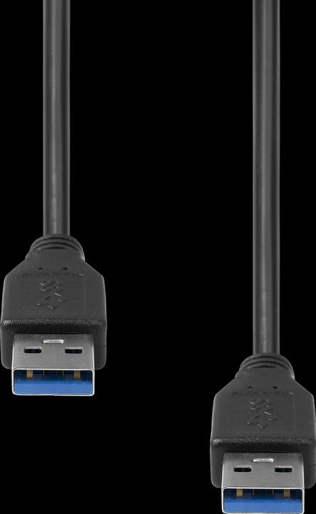 Produktbild ProXtend USB 3.2 Gen1 Cable A to A M/M Black 1M (1 m, USB 3.2 Gen 1)